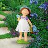 Design Toscano Bluebonnet Twins Springtime Child Garden Statue: Juliette Girl QL215174